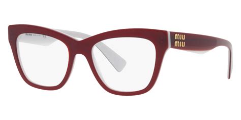 miu miu frames red|miu m u lenses.